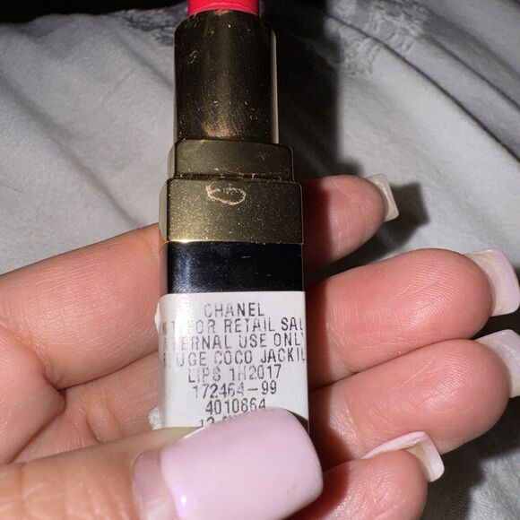 Chanel Rouge Coco Jackie Red Lipstick Vintage Discontinued Rare Original Lips - Picture 5 of 7